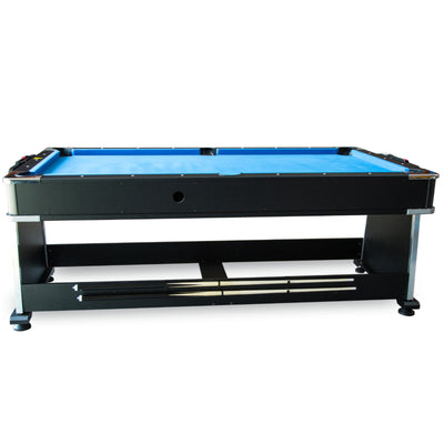 4-in-1 multifunctionele speeltafel - Thunder Crush 7FT - Pool / airhockey / pingpong / eettafel - 203 x 112 x 82 cm