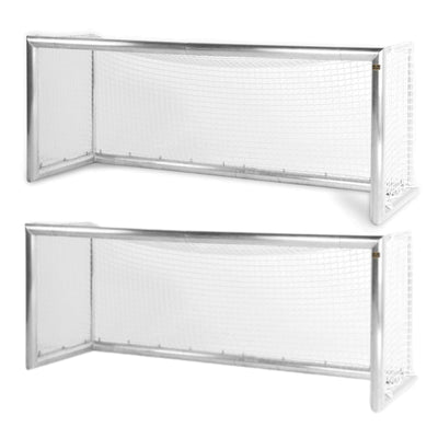 Avyna Aluminium Pro Goal 250 x 100 cm - incl. net - set van twee voetbaldoeltjes