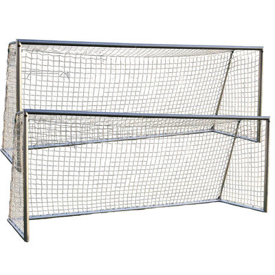 Buts de football professionnels en aluminium - Avyna Pro Goal 500 x 200 cm - filet inclus - lot de deux