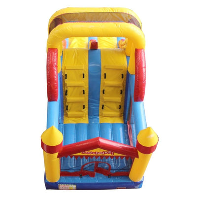 Avyna Happy Bounce springkussen - Double Mega Slide 4-1 Prof - 4 personen