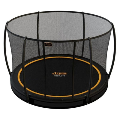 Avyna Pro-Line InGround rundes Trampolin Ø245 mit Sicherheitsnetz – 4 Farben – mit kostenloser Abdeckung