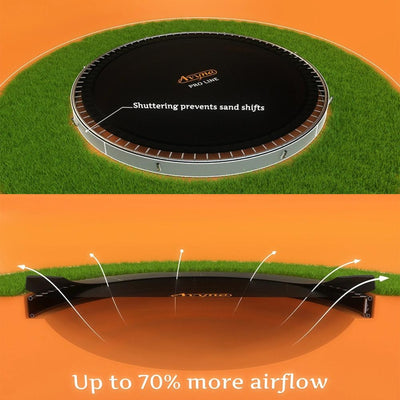 Avyna Pro-Line InGround ronde trampoline Ø430 met veiligheidsnet - 4 kleuren - met gratis afdekhoes