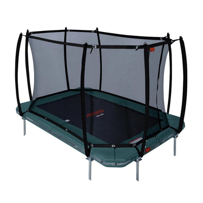 Avyna Pro-Line InGround Trampolin 305 x 225 cm (223) mit Sicherheitsnetz – 4 Farben