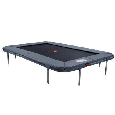 Avyna Pro-Line InGround Trampolin 340 x 240 cm (234) mit Sicherheitsnetz – HD Plus – Grau