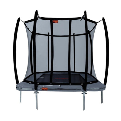 Avyna Pro-Line InGround trampoline 380 x 255 cm (238) met veiligheidsnet - HD Plus - grijs