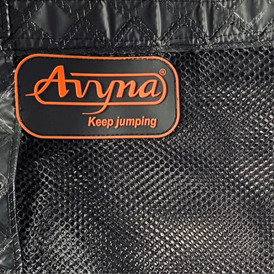 Avyna Pro-Line Aufbautrampolin rund (Ø200 cm) - grau - mit gratis Abdeckung