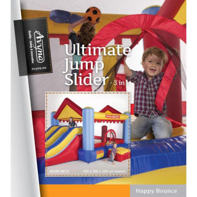 Avyna Happy Bounce Hüpfburg – Ultimate Jump Slider – 3 Personen