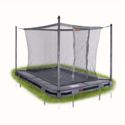 Trampoline Avyna Pro-Line InGround 215 x 155 cm (203) avec filet de sécurité - 2 coloris