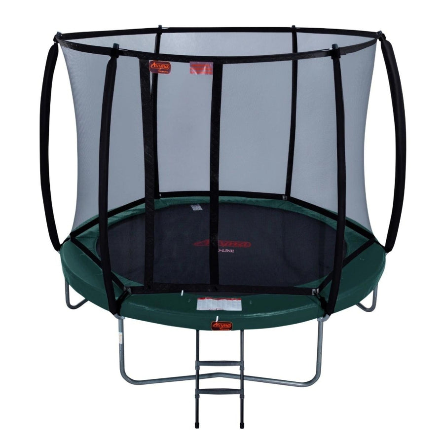 Trampoline en saillie Avyna Pro-Line rond (Ø305 cm) avec filet - 3 coloris - avec housse offerte 