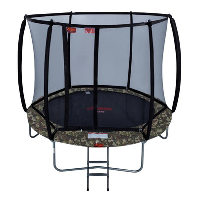 Trampoline en saillie Avyna Pro-Line rond (Ø305 cm) avec filet - 3 coloris - avec housse offerte