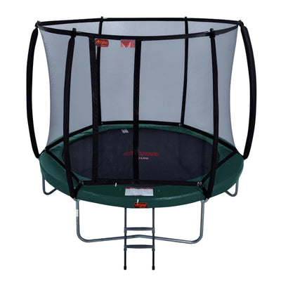 Trampoline en saillie Avyna Pro-Line rond (Ø245 cm) avec filet - 3 coloris - avec housse offerte