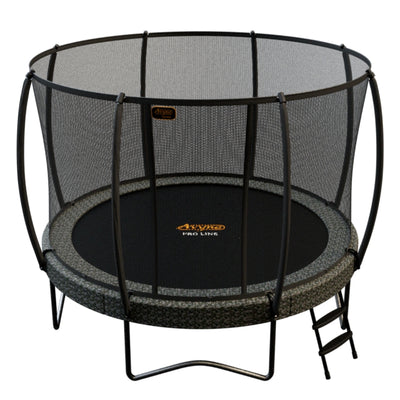 Trampoline en saillie Avyna Pro-Line rond (Ø245 cm) avec filet - 3 coloris - avec housse offerte