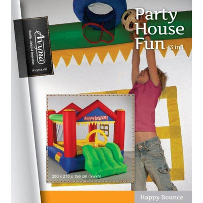 Avyna Happy Bounce Springkussen - Party House Fun 3-1  – 2 personen