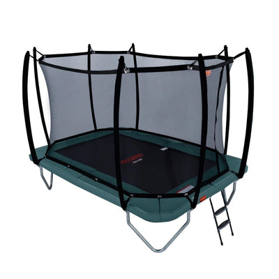 Avyna Pro-Line opbouw trampoline rechthoekig 305x225 (223) met net - 3 kleuren - met gratis afdekhoes