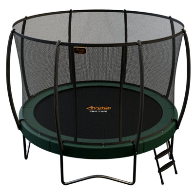 Avyna Pro-Line Aufputztrampolin rund (Ø430 cm) mit Netz – 3 Farben – mit gratis Abdeckung