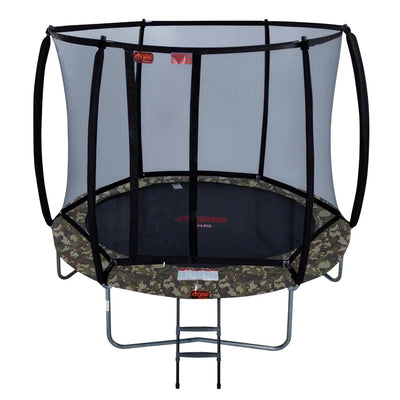 Trampoline en saillie Avyna Pro-Line rond (Ø430 cm) avec filet - 3 coloris - avec housse offerte