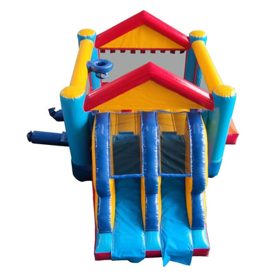 Château gonflable Avyna Happy Bounce Ultimate Jump Slider (PVC) 3-1 Professionnel - 4 personnes