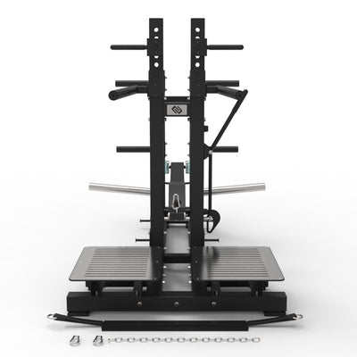 Machine à squats à ceinture - Evolve Fitness Prime Series chargée en plaques PR-005