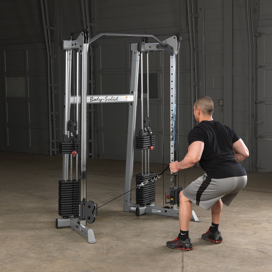 Body-Solid GDCC210 Kompaktes Functional Training Center / Cable Crossover