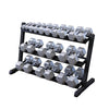 Body-Solid GDR48 - Dumbbell rack (drielaags)