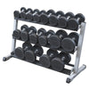 Body-Solid GDR48 - Dumbbell rack (drielaags)