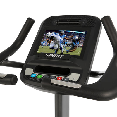 Vélo d'appartement professionnel Spirit Fitness CU900TFT - 1 mois offert Kinomap