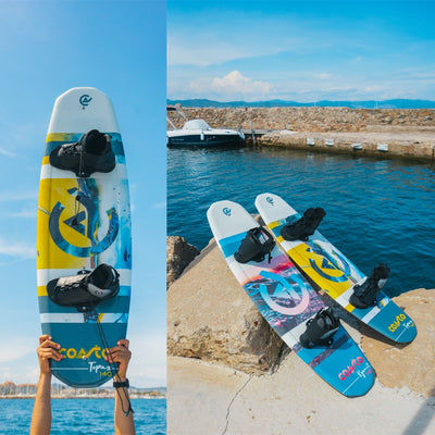 Wakeboard-Set – Coasto Topaz Wakeboard + Diamond Wakeboard-Bindungen + Coasto Wakeboard-Linie