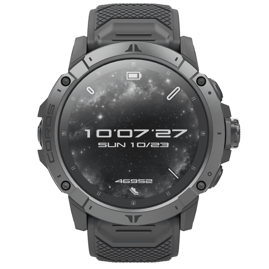 Coros Vertix 2S Space Black - Montre GPS Sport &amp; Aventure Premium / Montre Multisport