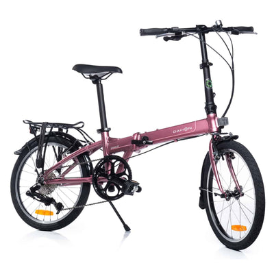 Vélo pliant - Dahon Mariner D8 20" - Mauve / Rose Métallisé - Dérailleur 8 vitesses - Freins V