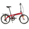 Vouwfiets - Dahon Vybe D7 20" - Mars / Rood - 7-speed derailleur - V brakes