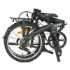 Vouwfiets - Dahon Vybe D7 20" - Shadow / Mat Zwart - 7-speed derailleur - V brakes