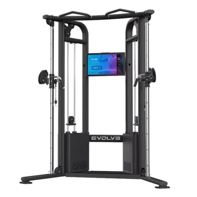 Digitales, doppelt verstellbares Riemenscheiben-/Funktionstrainergerät – Evolve Fitness Digital Selectorized DS-450