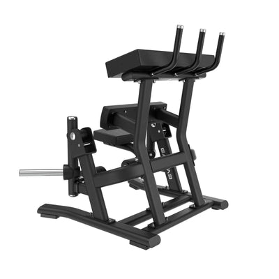 Machine de curl des jambes debout - Evolve Fitness UL-140 Prime Series chargée en plaques