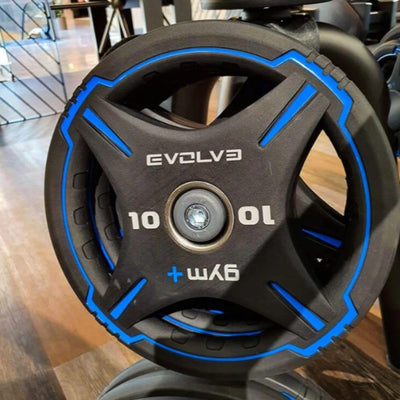 Jeu de plaques de poids en uréthane (6 pièces) - 10 à 25 kg - Evolve Fitness