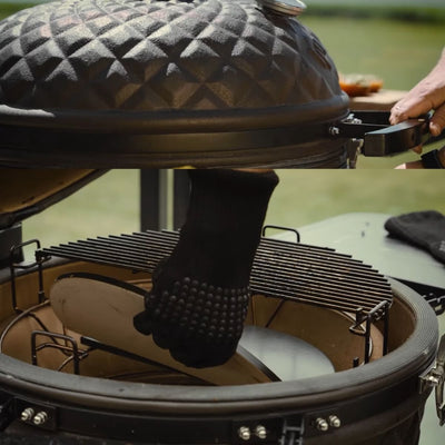 Kamado Barbecue XXL - Evolve 'The Beauty' - avec accessoires