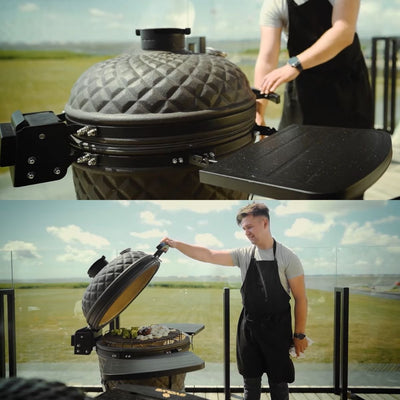 Kamado Barbecue XXL – Evolve „The Beauty“ – inklusive Zubehör