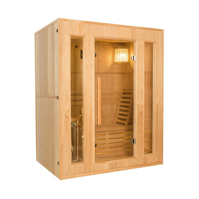 Sauna vapeur finlandais pour 3 personnes - France Sauna Zen 3