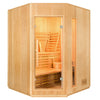 Finnische Dampfsauna für 3/4 Personen - France Sauna Zen 3C Ecksauna