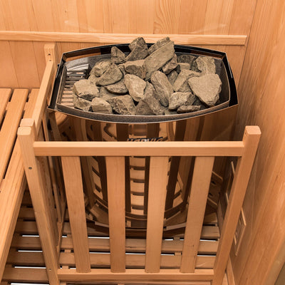 Finse stoomsauna voor 3/4 personen - France Sauna Zen 3C Hoeksauna