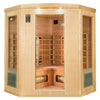 Infrarot-Ecksauna für 3 Personen - France Sauna Apollon Quartz 3-Sitzer 