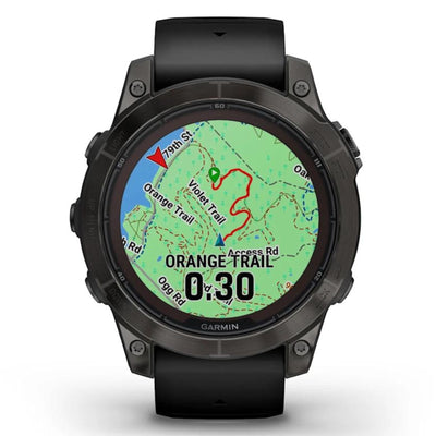 Garmin Fenix ​​​​7 Pro Sapphire Solar Edition Noir - 42 mm, 47 mm &amp; 51 mm - Montre multisport &amp; outdoor