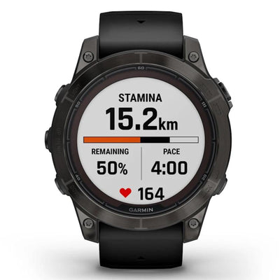 Garmin Fenix ​​​​7 Pro Sapphire Solar Edition Noir - 42 mm, 47 mm &amp; 51 mm - Montre multisport &amp; outdoor