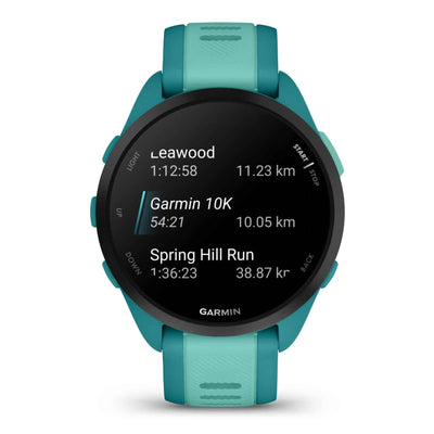 Garmin Forerunner 165 Music Türkis/Aqua – 43 mm – Lauf- und Multisportuhr