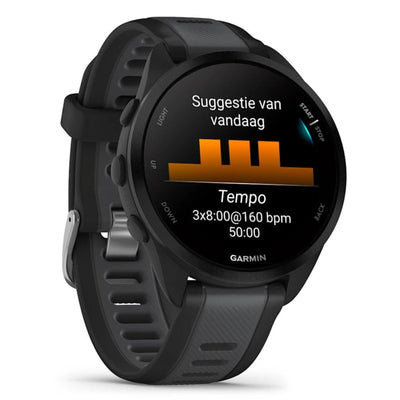 Garmin Forerunner 165 Schwarz – 43 mm – Lauf- und Multisportuhr