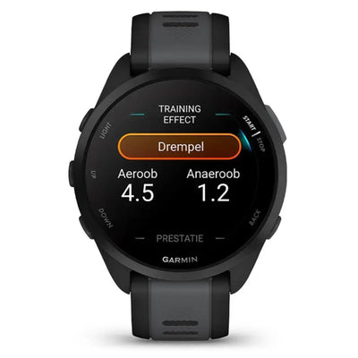 Garmin Forerunner 165 Schwarz – 43 mm – Lauf- und Multisportuhr