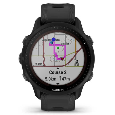 Garmin Forerunner 955 Solar Black – 47 mm – Solarbetriebene Lauf- und Multisportuhr