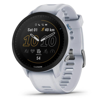 Garmin Forerunner 955 Blanc - 47mm - Montre running &amp; multisport