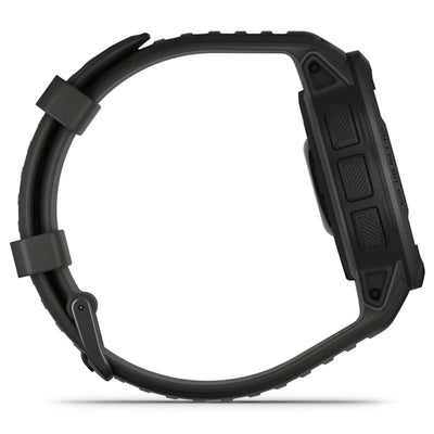 Garmin Instinct 2 Solar Noir / Graphite - 45 mm - Montre intelligente robuste pour les aventures multisports et à énergie solaire