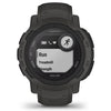 Garmin Instinct 2 Solar Noir / Graphite - 45 mm - Montre intelligente robuste pour les aventures multisports et à énergie solaire