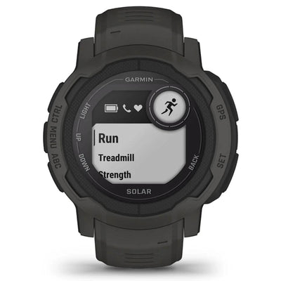 Garmin Instinct 2 Solar Zwart / Graphite - 45 mm - Robuuste smartwatch voor multisport & avontuur op zonne-energie